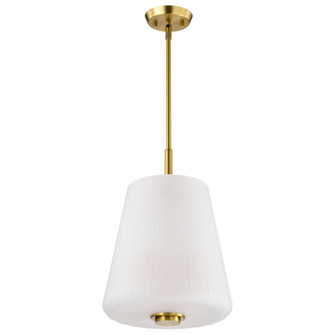 Lune Three Light Pendant in Vintage Brass (72|608238)