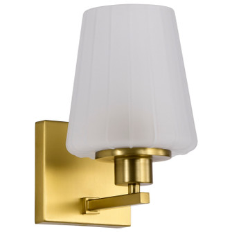Lune One Light Vanity in Vintage Brass (72|608231)