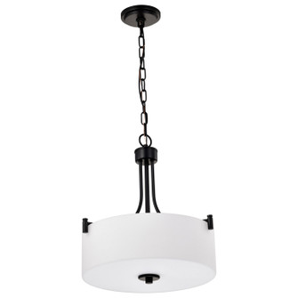 Liam Three Light Pendant in Matte Black (72|608214)