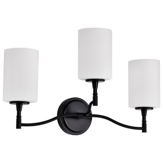 Liam Three Light Vanity in Matte Black (72|608213)