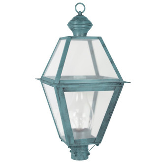 Boston One Light Post Mount in Verdi Gris (196|1073VGCIMFST)