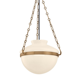 Paradigm One Light Pendant in Patina Brass (67|F5116PBR)