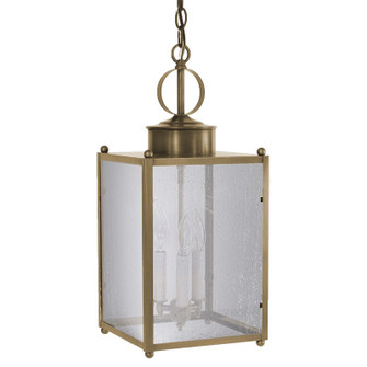 Marlene Three Light Hanging Lantern in Antique Brass (196|NL8052ABLT3SMG)