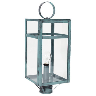 Newport One Light Post Mount in Verdi Gris (196|63953VGMEDCLR)