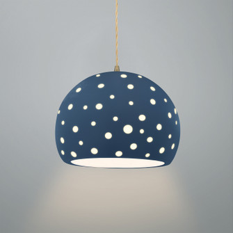 Radiance Collection One Light Pendant in Antique Brass (102|CER6585MIDABRSBEIGTWST)