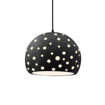 Radiance Collection One Light Pendant in Matte Black (102|CER6585CRBMBLKBKCD)