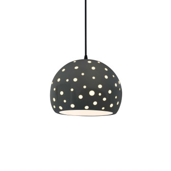 Radiance Collection One Light Pendant in Matte Black (102|CER6580GRYMBLKBKCD)