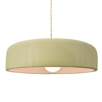Radiance Collection One Light Pendant in Matte Black (102|CER6575VANMBLKBEIGTWST)