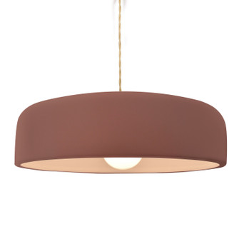 Radiance Collection One Light Pendant in Brushed Nickel (102|CER6575CLAYNCKLBEIGTWST)