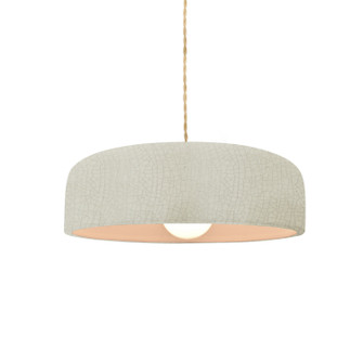 Radiance Collection One Light Pendant in Brushed Brass (102|CER6571CRKBRSSBEIGTWST)