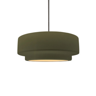 Radiance Collection One Light Pendant in Brushed Nickel (102|CER6540MGRNNCKLRIGID)