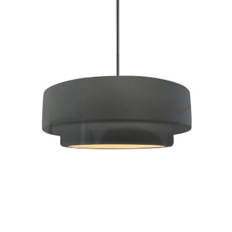 Radiance Collection One Light Pendant in Brushed Nickel (102|CER6540GRYNCKLRIGID)
