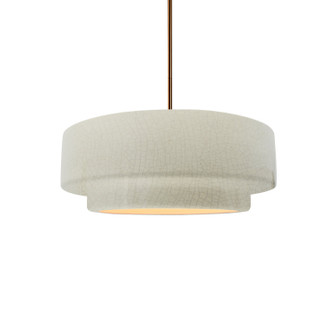 Radiance Collection One Light Pendant in Brushed Brass (102|CER6540CRKBRSSRIGID)