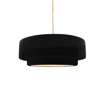 Radiance Collection One Light Pendant in Brushed Brass (102|CER6540BKMTBRSSBEIGTWST)