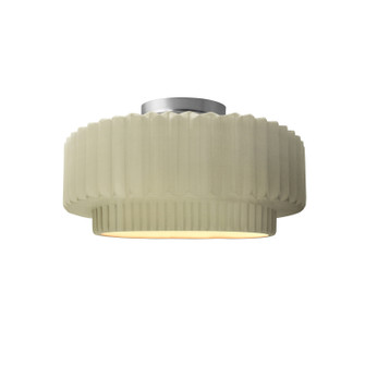 Radiance Collection One Light Semi-Flush Mount in Brushed Nickel (102|CER6370VANNCKL)
