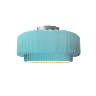 Radiance Collection One Light Semi-Flush Mount in Brushed Nickel (102|CER6370RFPLNCKL)