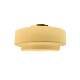 Radiance Collection One Light Semi-Flush Mount in Brushed Brass (102|CER6360MYLWBRSS)