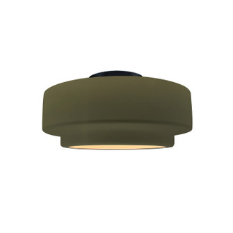 Radiance Collection One Light Semi-Flush Mount in Matte Black (102|CER6360MGRNMBLK)