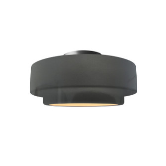 Radiance Collection One Light Semi-Flush Mount in Brushed Nickel (102|CER6360GRYNCKL)