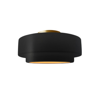 Radiance Collection One Light Semi-Flush Mount in Brushed Brass (102|CER6360CBGDBRSS)