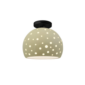 Radiance Collection One Light Semi-Flush Mount in Matte Black (102|CER6359VANMBLK)