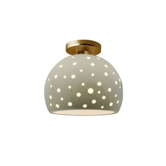 Radiance Collection One Light Semi-Flush Mount in Brushed Brass (102|CER6359CKCBRSS)