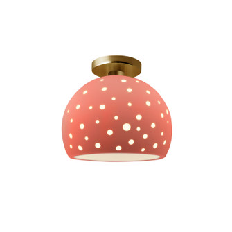 Radiance Collection One Light Semi-Flush Mount in Brushed Brass (102|CER6359BSHBRSS)