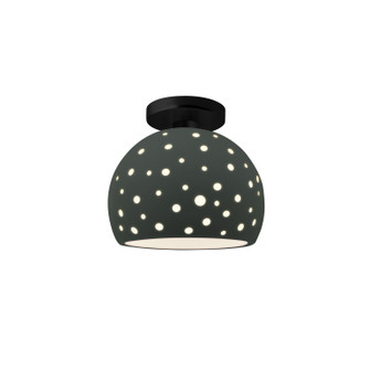 Radiance Collection One Light Semi-Flush Mount in Matte Black (102|CER6357PWGNMBLK)