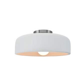 Radiance Collection LED Semi-Flush Mount in Brushed Nickel (102|CER6340WTWTNCKLLED1700)
