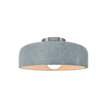 Radiance Collection One Light Semi-Flush Mount in Brushed Nickel (102|CER6340CONCNCKL)