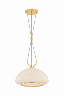 Baudette One Light Pendant in Aged Brass (70|5715AGB)