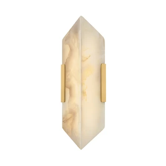 Geo LED Wall Sconce in Vintage Brass (68|55816VB)