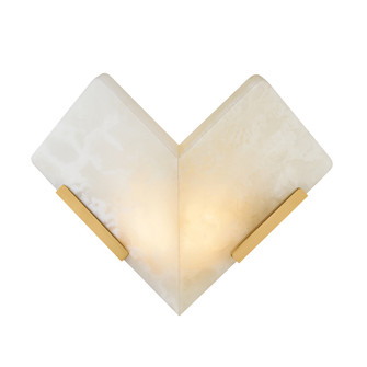 Geo LED Wall Sconce in Vintage Brass (68|55810VB)