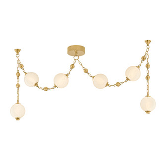 Corda LED Linear Pendant in Vintage Brass (68|55706VB)