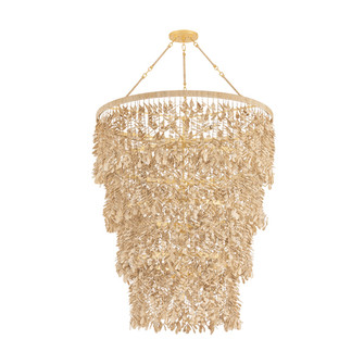 Naxos 18 Light Chandelier in Vintage Gold Leaf (68|55242VGL)