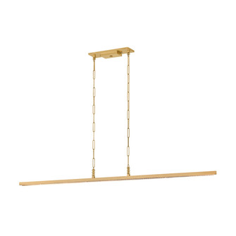Cortina LED Linear Pendant in Vintage Brass (68|55001VB)