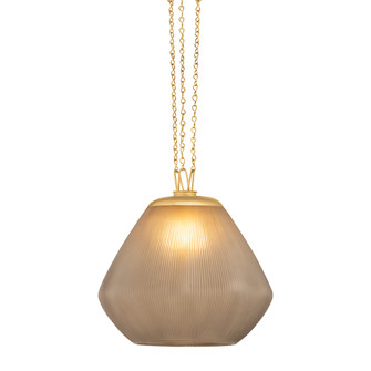 Saint Tropez One Light Pendant in Vintage Brass (68|52019VB)