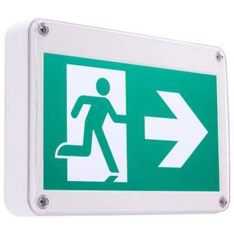 LED Exit Sign in White (230|67561)