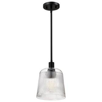 Grayson One Light Pendant in Matte Black (72|608606)