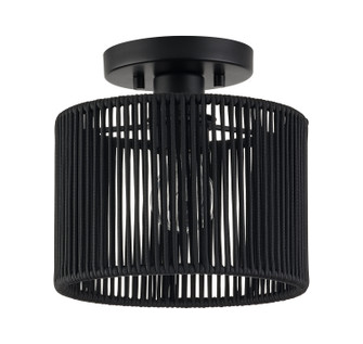 Acordia One Light Semi-Flush Mount in Black (107|6026404)