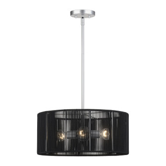 Acordia Three Light Chandelier in Painted Nickel (107|6024681)