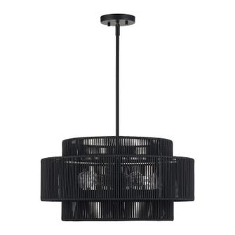 Acordia Five Light Chandelier in Black (107|6024504)
