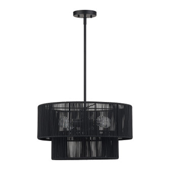 Acordia Four Light Chandelier in Black (107|6024404) Acordia Four Light Chandelier in Black (107|6024404)