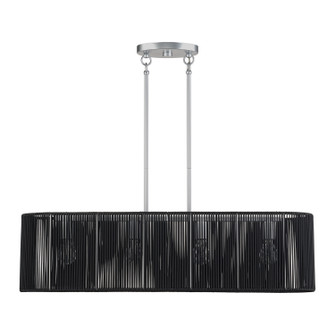 Acordia Four Light Linear Chandelier in Painted Nickel (107|6023581)