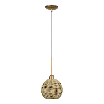 Summervine One Light Mini Pendant in Antique Gold Leaf (107|6020148)