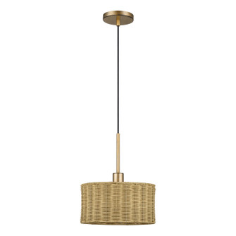 Weavington One Light Pendant in Antique Gold Leaf (107|6004248)