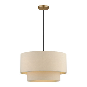 Bellingham Three Light Pendant in Antique Gold Leaf (107|5887448)