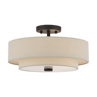 Bellingham Three Light Semi-Flush Mount in Bronze (107|5885407)