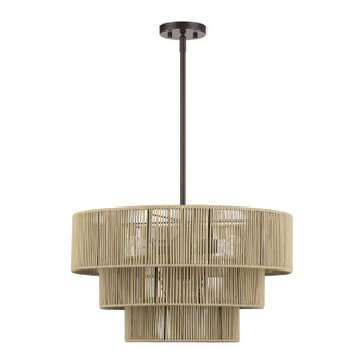 Acordia Six Light Chandelier in English Bronze (107|5315692)