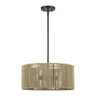 Acordia Three Light Chandelier in English Bronze (107|5315392)